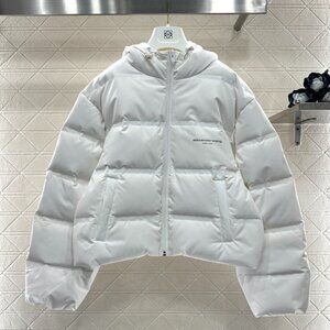 Alexander Wang hooded printed down jacket